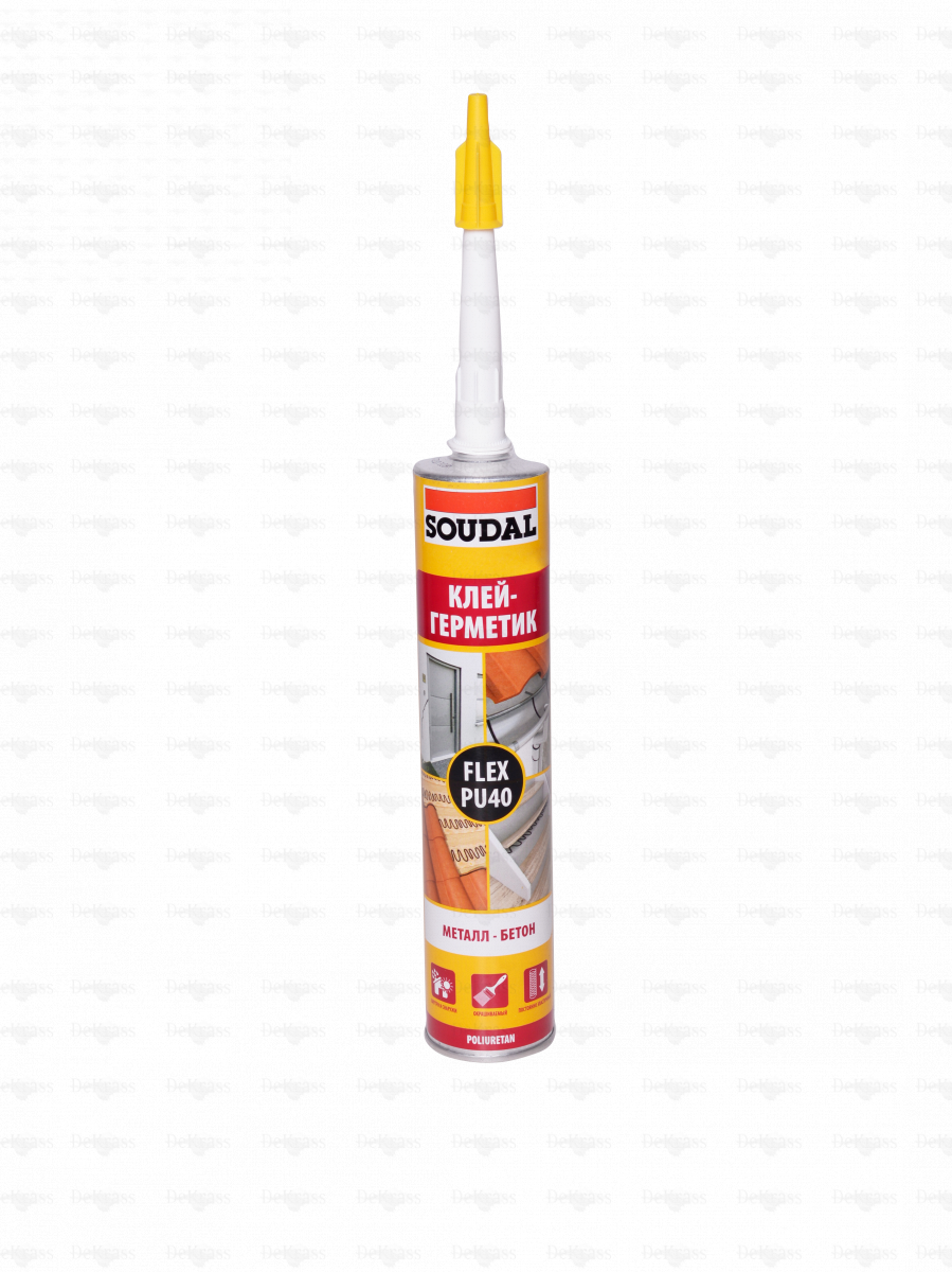 SOUDAL FLEX PU 40 Полиуретановый герметик 300 мл белый