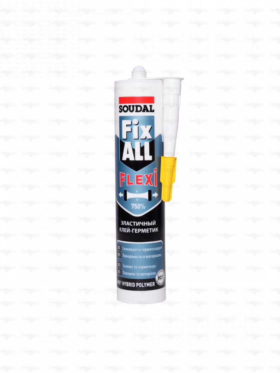SOUDAL FIX ALL FLEXI Клей-герметик, белый 290 мл