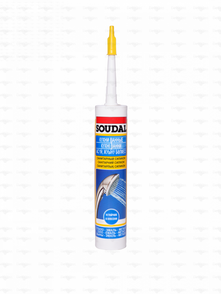SOUDAL Санитарный силикон, белый 280 мл